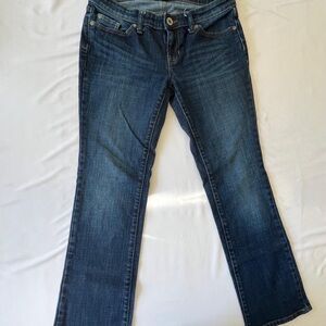 GAP Women's Dark Blue Straight-Leg Jeans